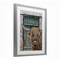 Stupell Industries Highland Cow by Barn Door Framed Print Under Glass, design by Jean Plout